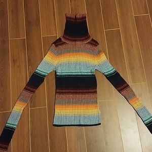 Rainbow bodycon sweater